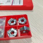 Fine Grinding PNGG090508 High Feed Milling Inserts For CVD Coating