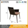 Buy cheap Outdoor Wicker Sofa Chair Nordic Solid Wood Open Air Balcony Garden Waterproof Wicker Sofa Patio Furniture from wholesalers