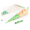 Buy cheap Cone Shaped Cellophane Candy Bags , Clear Plastic Birthday Party Treat Bags from wholesalers