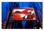 Waterproof 10mm OPTO / SILAN Outdoor Advertising LED Display 7500 nits For