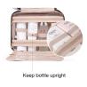 Buy cheap Travel Toiletry Makeup Bag Cosmetic Storage Box Pleats Cotton Peach Fur Beautiful from wholesalers