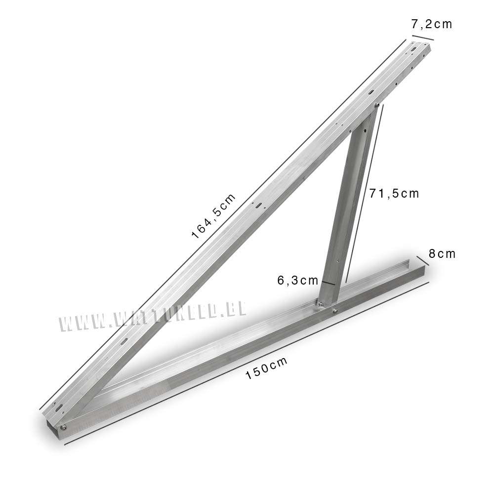 Customized Sizes Nanfeng Solar Panel Mounting with Quick Installation and Zinc Material