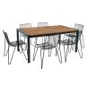 Buy cheap SGS 6 Metal Chairs Outdoor Garden Furniture from wholesalers
