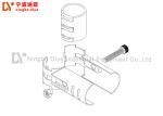 Chromed Iron Tube Connector Clamps Zinc Plated For Pipe Joint System