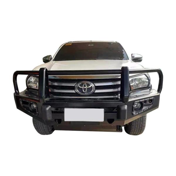 Buy cheap 2020- Year Black Off Road 4x4 Auto Part Front Rear Bars for Toyota Hilux Front Bumper from wholesalers