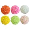 Buy cheap Silk Plastic Artificial Kissing Ball Flowers Hanging Floral Balls 19'' 20'' 21'' from wholesalers