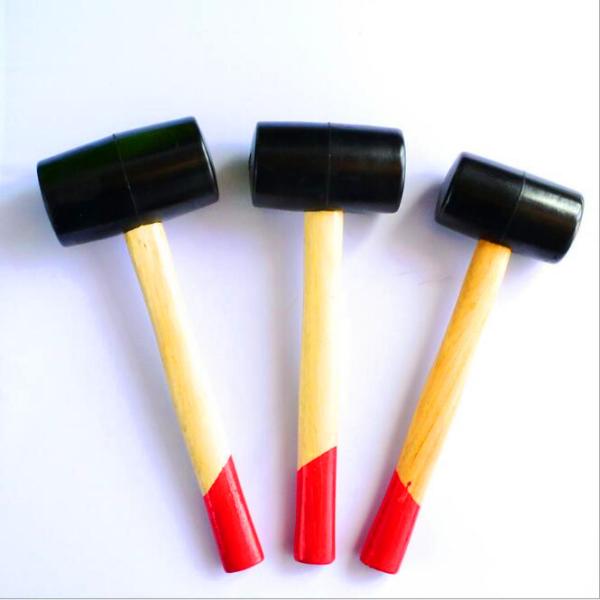 Buy cheap Black Color Rubber Mallet/Rubber hammer (RHA-2) with wooden handle and good price from wholesalers