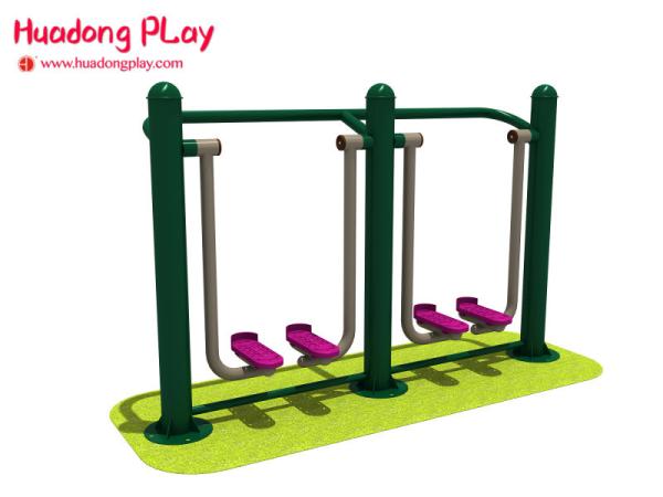 Buy cheap Two Person Stationary Open Air Fitness Equipment With Ground Stroller 180*40*120cm from wholesalers