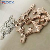 Buy cheap Rose Gold Luxury Style Shining Surface PVC Window Georgian Bar Decorative product