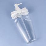 Recyclable HDPE Plastic Lotion Dispenser Bottle 350ml Pump Bottle Shatterproof