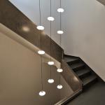 Led staircase chandelier modern living room chandelier hanging designer Villa