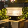 Buy cheap Waterproof IP65 Solar Pillar Lights Outdoor 6000K Post Cap Lamp from wholesalers