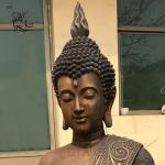 Bronze Buddha Statues Garden Sitting Budda Sculpture Garden Life Size