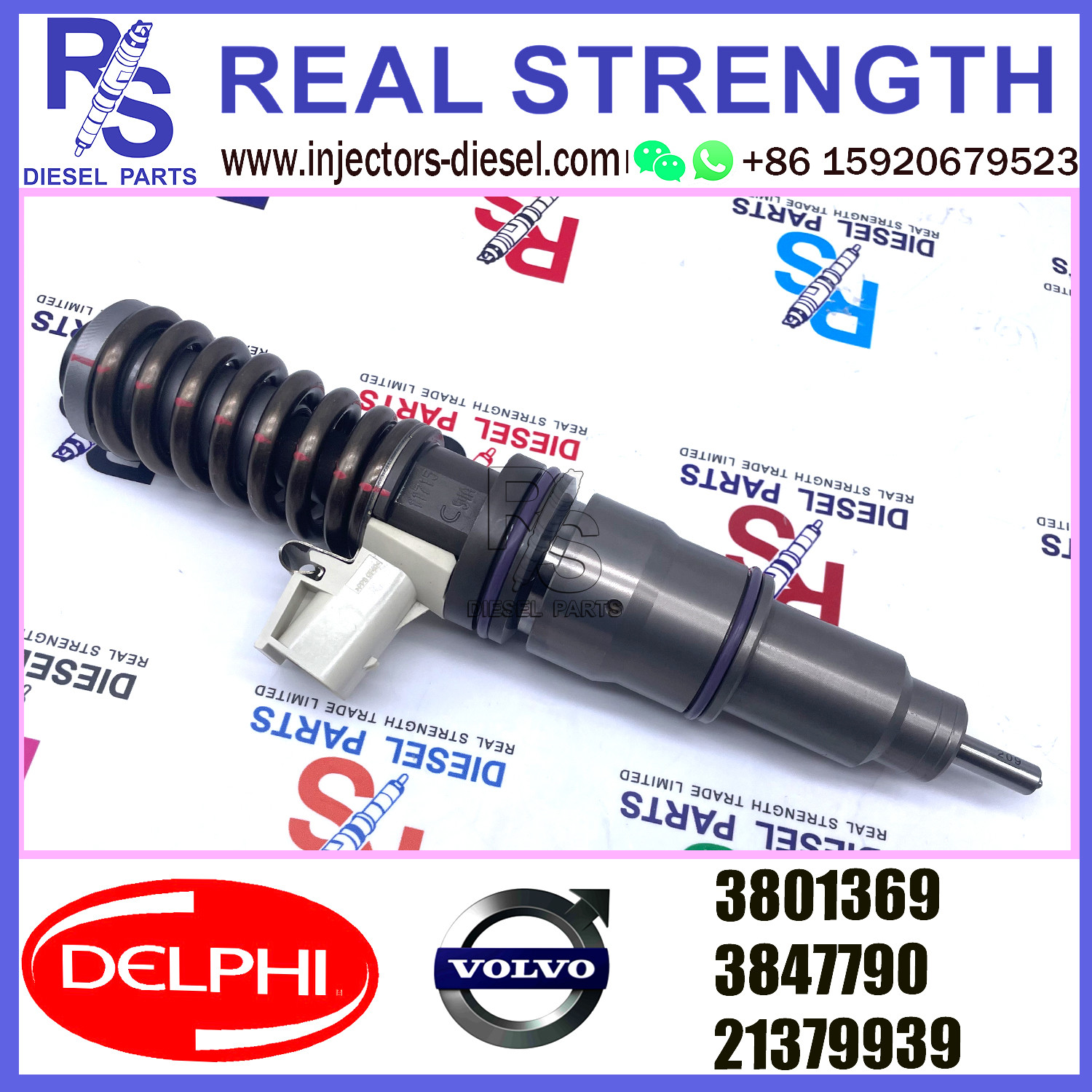 21379939 DELPHI Fuel injector BEBE4D18002 BEBE4D27002 3801369 3847790