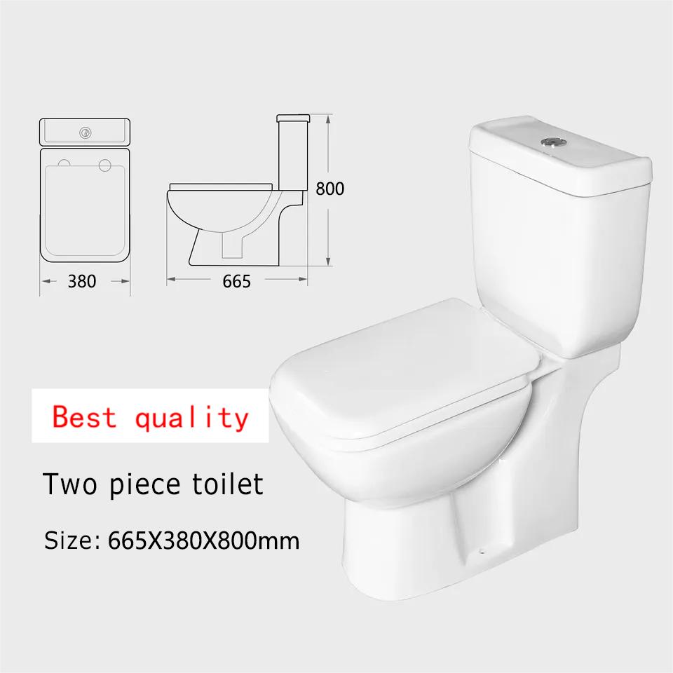 Indoor Bathroom Sanitary Ware Ceramic Toilet And Basin Combo Set
