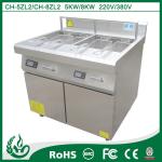 Buy cheap Double Tanks Industrial Deep Fat Fryer , Restaurant Electric Deep Fryer from wholesalers