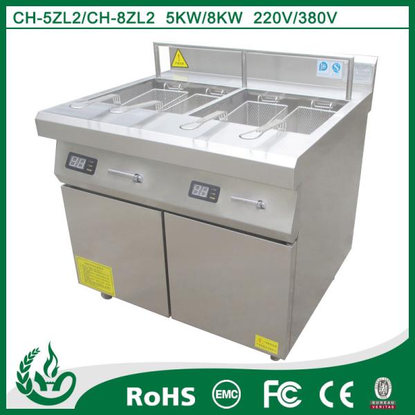 Buy cheap Stainless steel commercial chicken fryer with 5kw from wholesalers