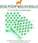 Wholesale pet dog poop bags custom printed poop bags dog waste bags, Portable