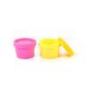 Buy cheap Empty PP Colorful Plastic Face Mask Jar 50g 100g 200g For Skincare Cream Packaging from wholesalers