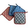 Buy cheap New Design Multi Color Grid Cotton Cloth Hot Pad Holders For Kitchen Cooking from wholesalers
