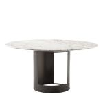 Round Shape Indoor Oval Marble Coffee Table