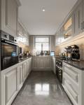 Hotel Modern Matte UV Finish Wooden Custom Kitchen Cabinet
