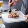 Buy cheap Square Rectangle Plate Creative White Porcelain Steak Plate from wholesalers