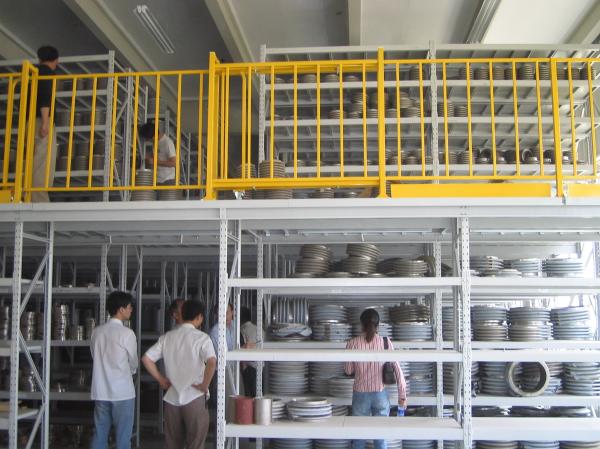 Buy cheap Custom Steel Structure Mezzanine Floor Platform For Industrial Warehouse Storage from wholesalers