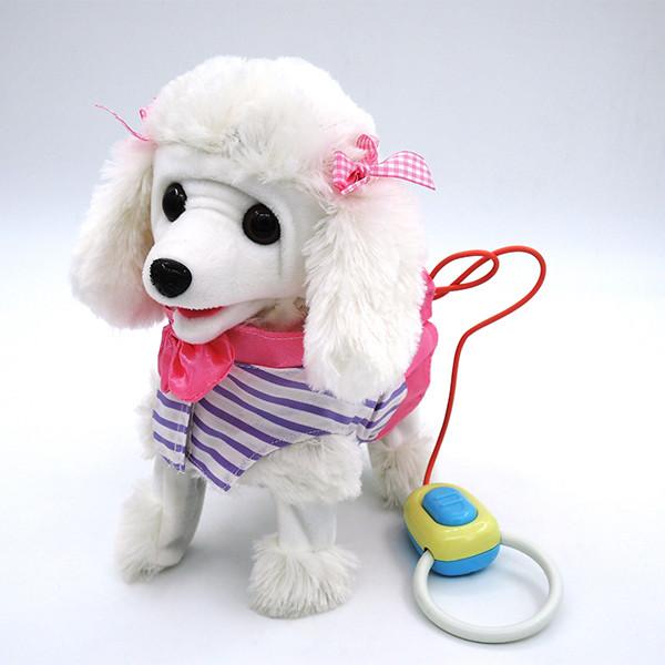 Buy cheap 9 " Electric Wire Control Kids Walking Dog Toy With Lead Barking Wagging from wholesalers