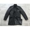 Buy cheap Cavalry Twill Mens Medium Trench Coat Black Color Zip Through Funnel Collar TW86725 from wholesalers