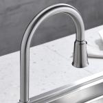 3 Mode Sprayhead Kitchen Bar Faucets IPX5 Brushed Nickel Tap HOMEKA