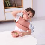 Sturdy No Plastic Non Toxic Silicone Baby Napkin Safe In Steriliser
