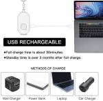 3pcs Elderly Sos Alarm Safesound Original Self Defense Siren With USB Charging