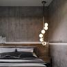 Buy cheap Nordic Minimalism Glass Ball Pendant Lights for Bedroom Home Restaurant Spiral Pendant Light(WH-GP-131) from wholesalers