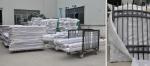 Customized Black Zinc Steel Metal Garrison Fence Panels Maintenance Free