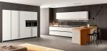 Buy cheap Customized White Lacquer Kitchen Cabinets Modern Kitchen System L Shaped from wholesalers
