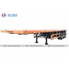 Buy cheap 40FT 3 Axle 45 Ton Container Loading Flatbed Semi Trailer from wholesalers