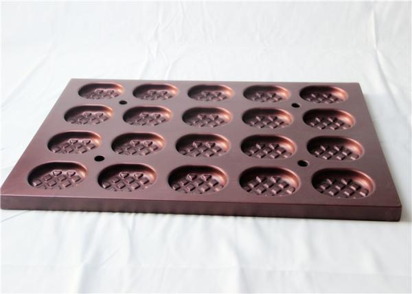 Buy cheap Wine Red PTFE 594x394x25mm Cupcake Mould Tray from wholesalers