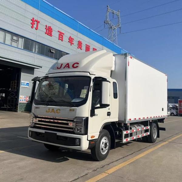 Buy cheap 8-10 Ton Capacity JAC S9 Refrigerated Truck With 5.2m Refrigerated Box from wholesalers