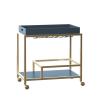 Buy cheap Brass Wine Drink Bar Cart Restaurant Serving Trolley Customized from wholesalers
