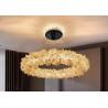 Buy cheap Brazil imported pure natural crystal stone lamp chandelier bedroom living room restaurant lamp simple American crystal lamp from wholesalers