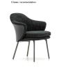 Buy cheap Wood Upholstered Side 810mm Modern Dining Room Chairs from wholesalers