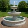 Buy cheap Marble Round Fountains Outdoor Front Yard Water Fountain Lights Home Decoration Garden from wholesalers
