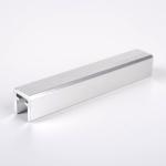 12Mm Extruded Aluminum Handrail Profiles Tempered Glass Stair Railings Handrail