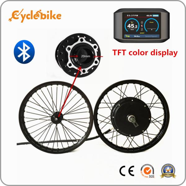 Buy cheap 48v - 96v 5KW Hub Motor Electric Bike Kit With Bluetooth / Ebike Conversion Kits from wholesalers