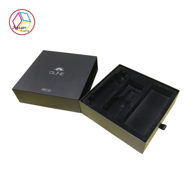 Buy cheap Cosmetics Flocking Blister Cardboard Gift Box Matte Lamination from wholesalers