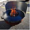Buy cheap OEM ODM Outdoor Cooking Grills Corten Steel Ring Bbq Fire Pit With Log Store from wholesalers