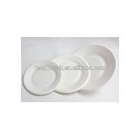 Buy cheap Sustainable Biodegradable Party Food Containers , Disposable White Paper Plates product