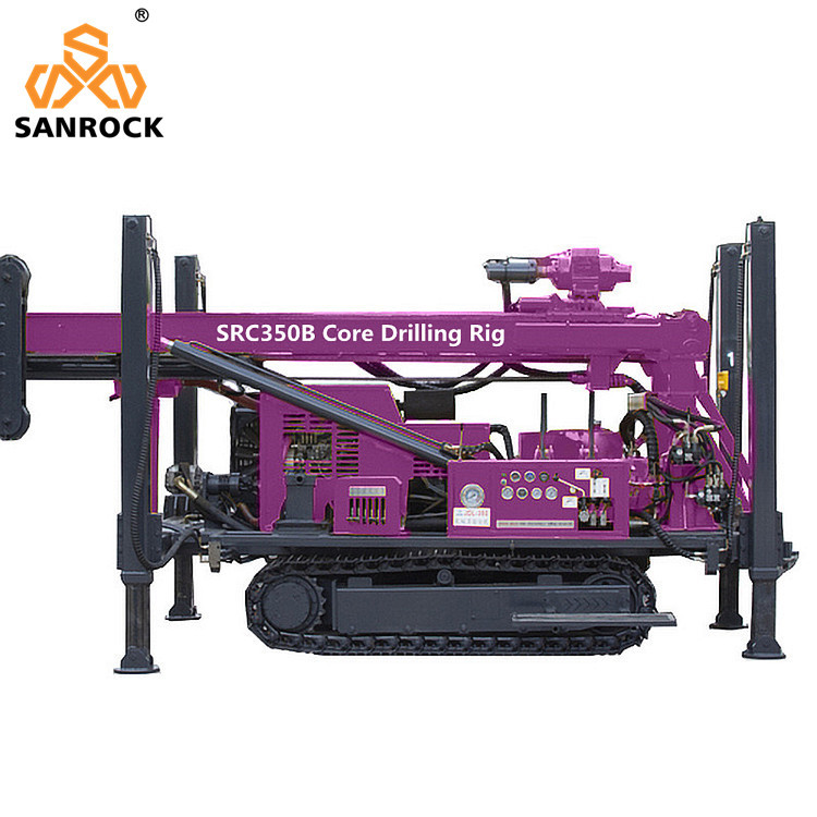 Geological Core Drilling Rig Exploration 350m Depth Hydraulic Mining Core Drill Machine