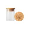 Buy cheap Wood Suction Lid Borosilicate Glass Jar 1-18oz Wide Mouth canabiss Flower Jar from wholesalers